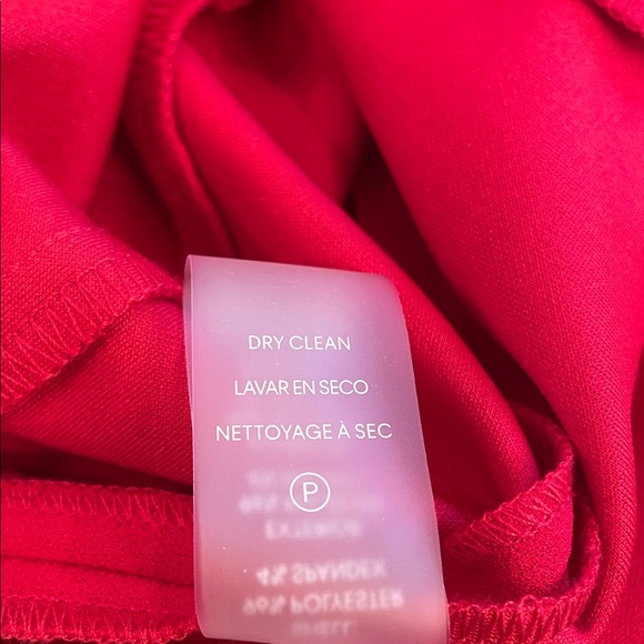 Calvin Klein Red Sheath Dress Size 10 - Picture 14 of 15